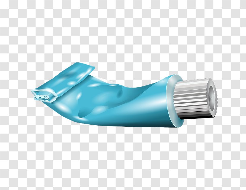 Toothpaste Tube Clip Art - Aqua Transparent PNG