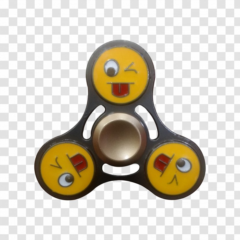 Fidget Spinner Fidgeting Anxiety Toy Emoji - Sports Equipment - V Transparent PNG