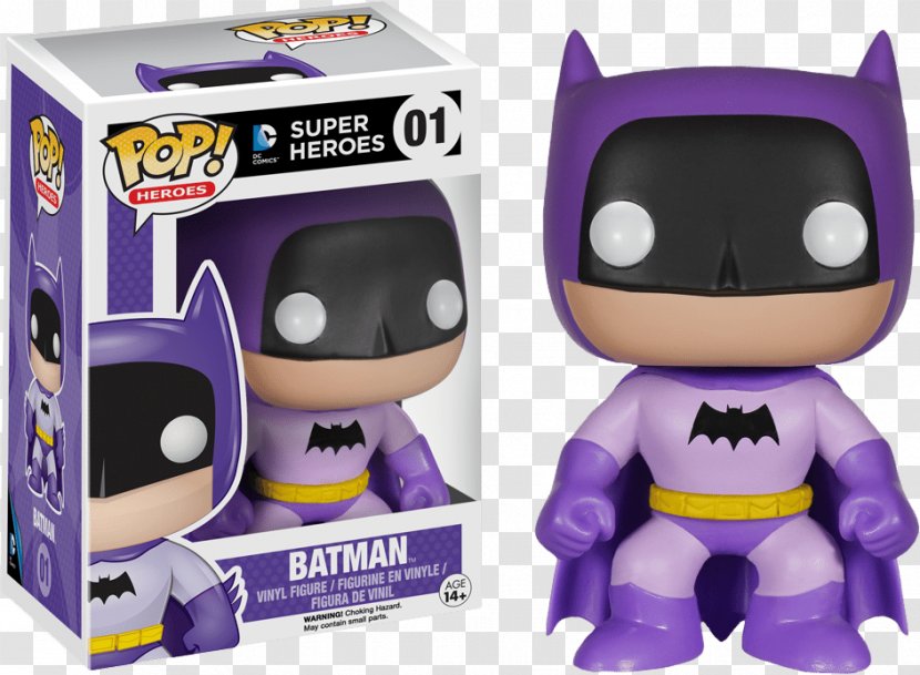 Batman Funko Pop! Heroes Action & Toy Figures 75th Anniversary Rainbow Vinyl Figure - Pop Figurines Transparent PNG