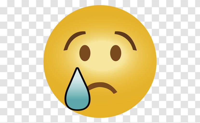 Emoji Emoticon Download - Happiness - Sad Transparent PNG