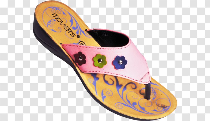Slipper Flip-flops Shoe Footwear Leather - Flip Flops - Yellow Transparent PNG