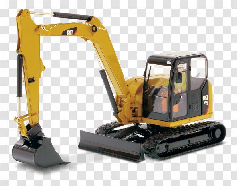 Caterpillar Inc. Excavator Die-cast Toy Heavy Machinery Hydraulics - Tracked Loader Transparent PNG