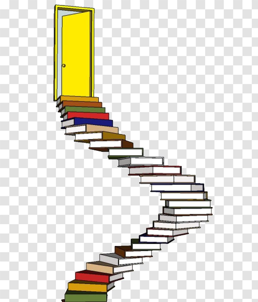 Stairs Book Vecteur Computer File - Resource - Simple Color Ladder Transparent PNG
