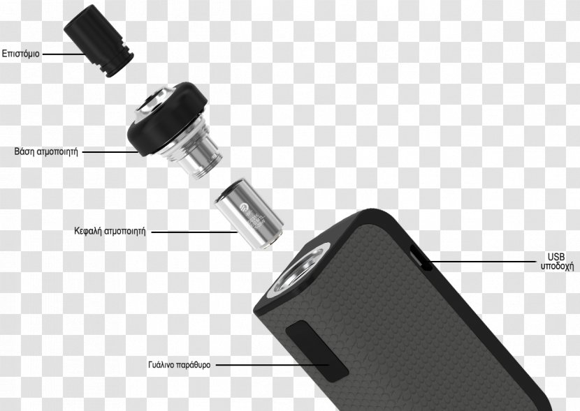 Electronic Cigarette Aerosol And Liquid Electric Battery Atomizer - Cartoon Transparent PNG