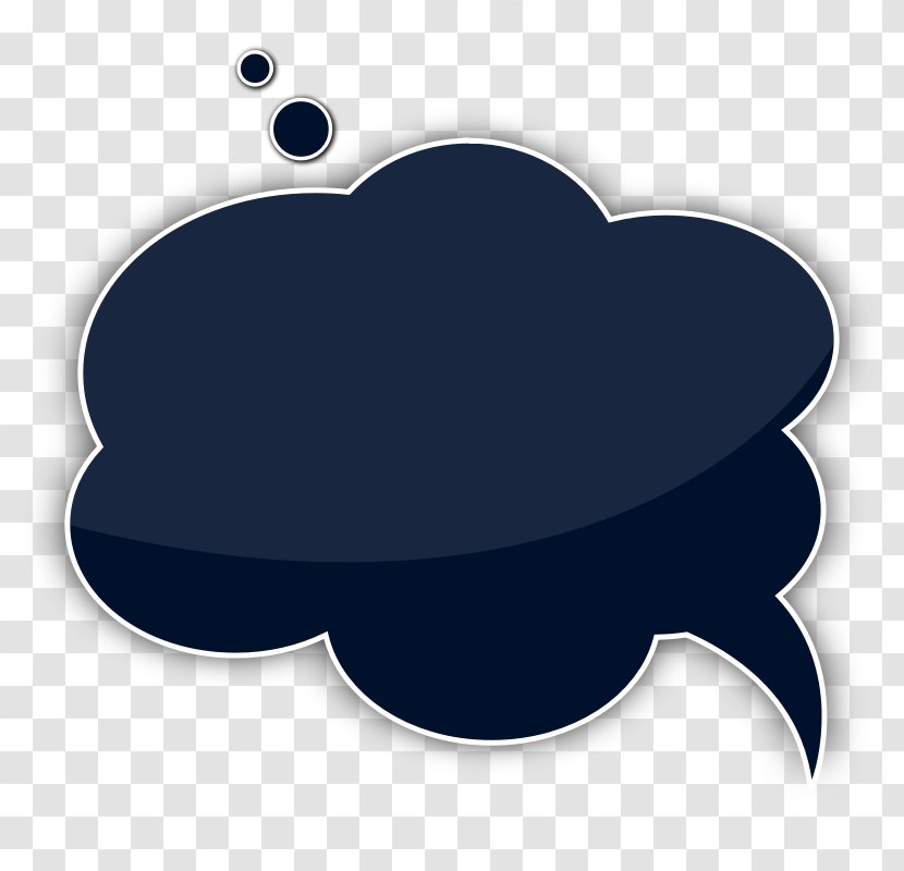 Speech Balloon Free Content Clip Art - Blue - Bubble Text Transparent PNG