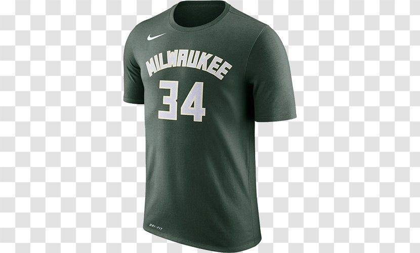 Sports Fan Jersey T-shirt Milwaukee Bucks Adidas Sleeve Transparent PNG