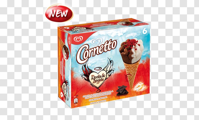 Ice Cream Cones Cornetto Flavor - Devil And Angel Transparent PNG