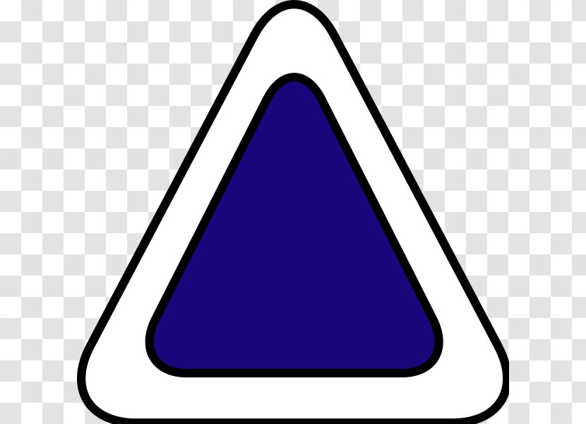 Triangle Clip Art - Electric Blue Transparent PNG