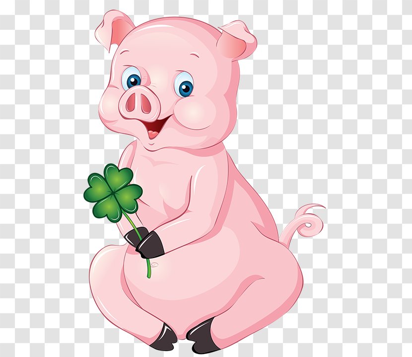 Domestic Pig Drawing Clip Art - Heart Transparent PNG