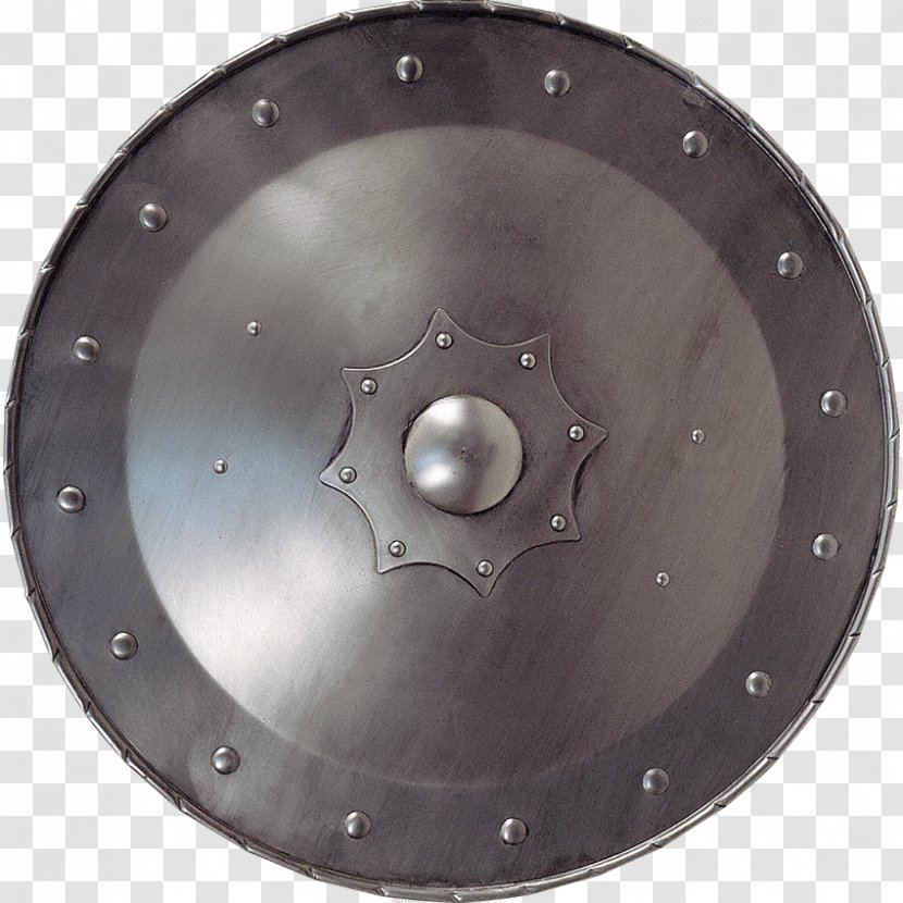 Middle Ages Round Shield Targe Knight - Historical Reenactment - Knives Transparent PNG