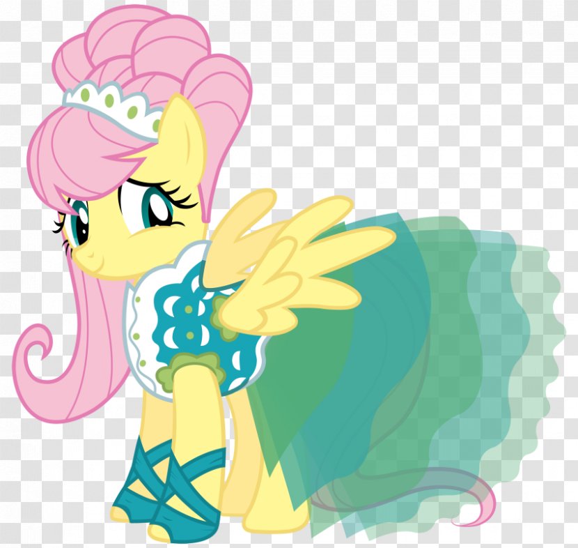 Fluttershy Rarity Twilight Sparkle Rainbow Dash Pinkie Pie - Heart - Dress Transparent PNG