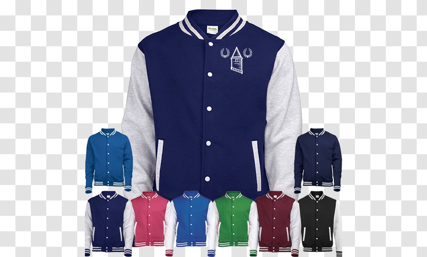 T-shirt Letterman Jacket Varsity Team Hoodie - Textile Transparent PNG