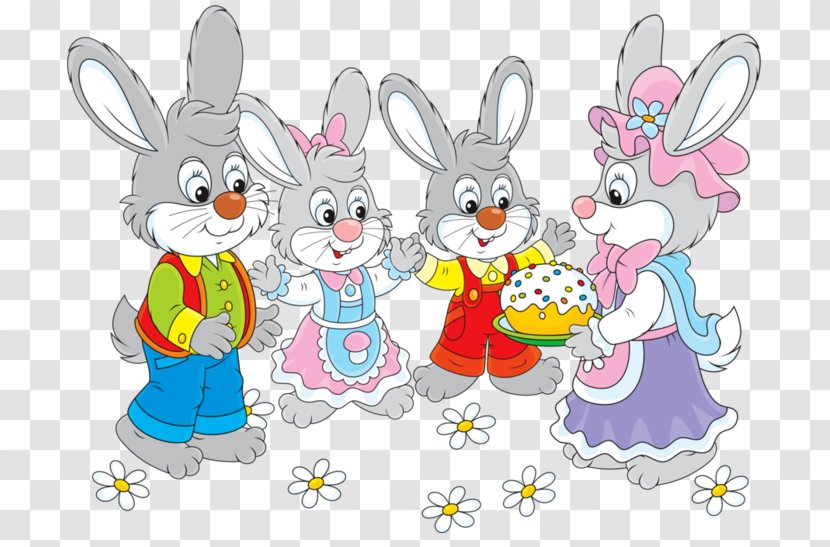 Easter Bunny Rabbit Cake Clip Art - Material Transparent PNG