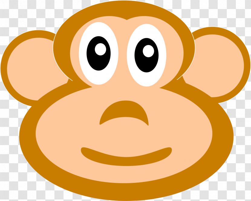 Monkey Icon Design Clip Art - Smile - Svg Transparent PNG