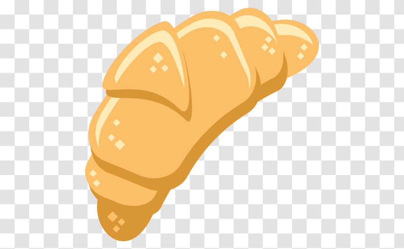 Croissant Danish Pastry Emoji Pancake - Popover - Сroissant Transparent PNG