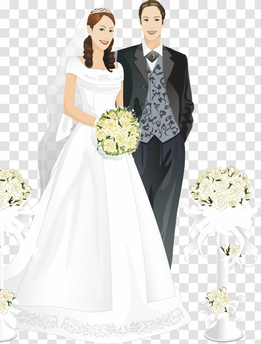 Bridegroom Wedding Clip Art - Watercolor - Romantic Transparent PNG