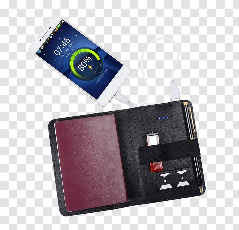 Bank Card Wallet Passport Battery Charger - Electronics Accessory - Hand Bag Transparent PNG