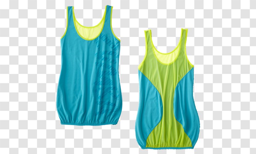 Clothing Sleeveless Shirt Outerwear Electric Blue Gilets - Heart - Zumba Transparent PNG