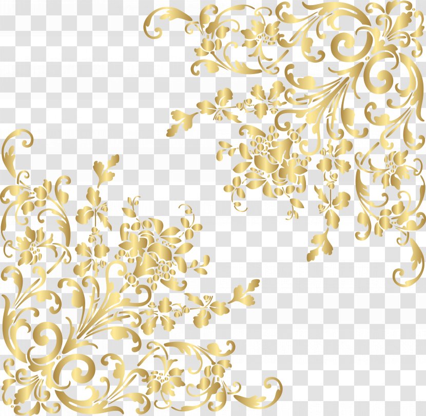 Gold Clip Art - Illustrator - Corners Image Transparent PNG