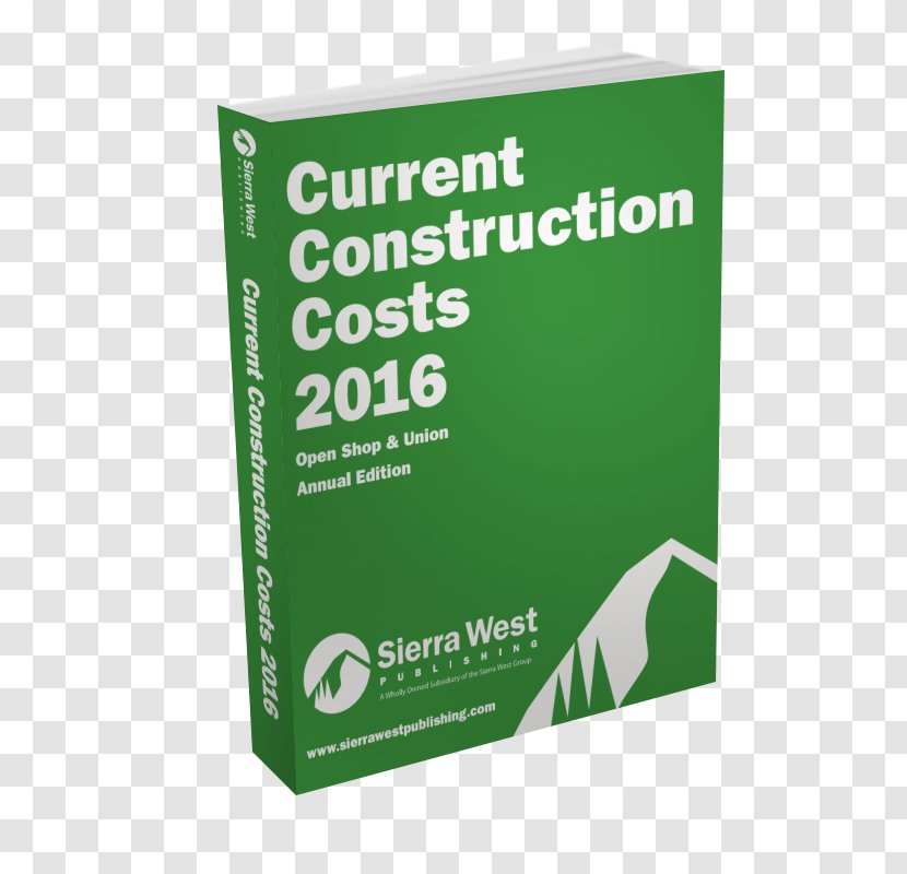 Construction Green Cost Product Brand - Book Publishing Transparent PNG