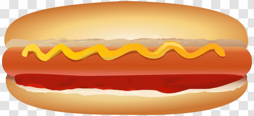 Hot Dog Bun Cheeseburger Breakfast Sandwich Junk Food - Transparent Clip Art Image Transparent PNG