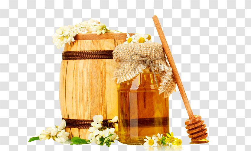 Yuja Tea Honey Bee Barrel - Natural Transparent PNG