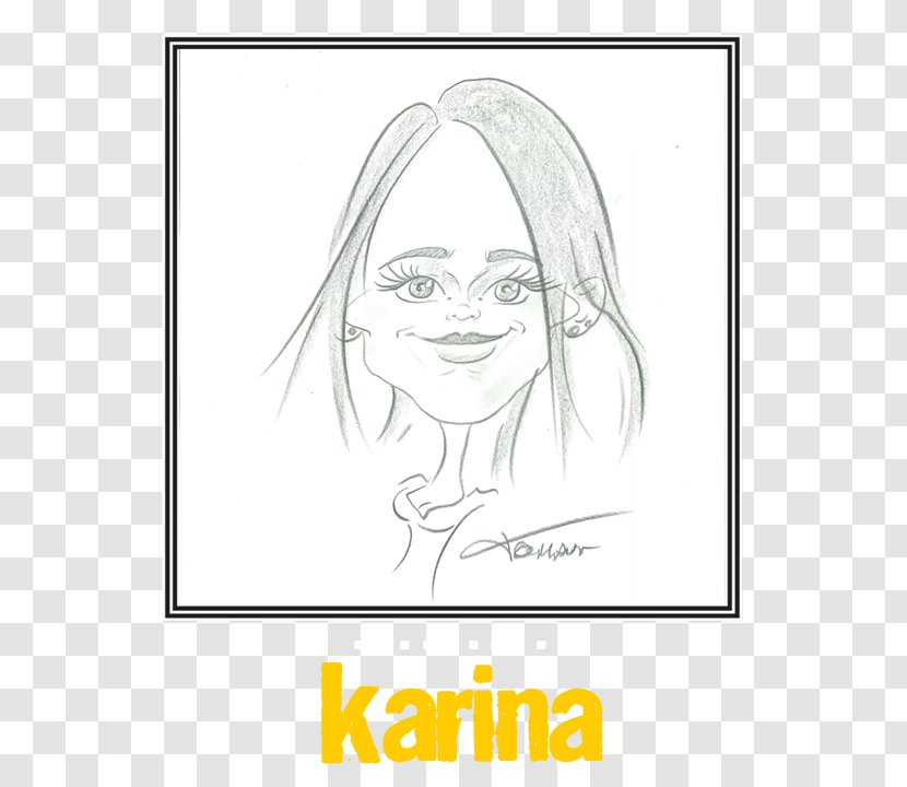 Line Art Cartoon Nose Sketch - Text - Linger Transparent PNG