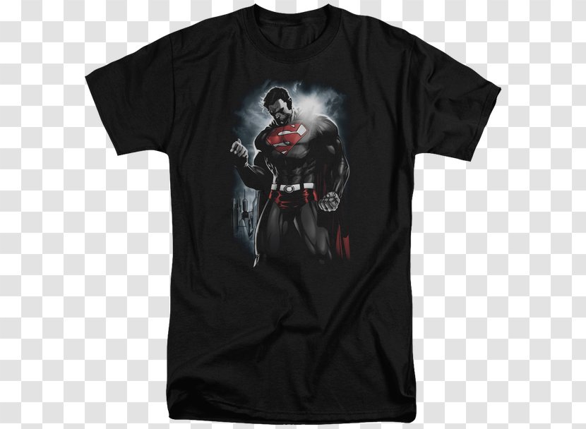 T-shirt Superman Top Sleeveless Shirt Comic Book - Red Transparent PNG