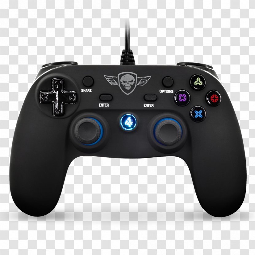PlayStation 4 Black Joystick Game Controllers - Electronics Accessory - Video Transparent PNG