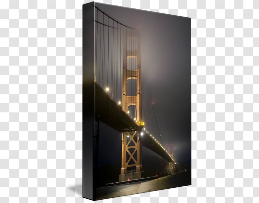 Golden Gate Bridge Gallery Wrap Canvas Art Transparent PNG