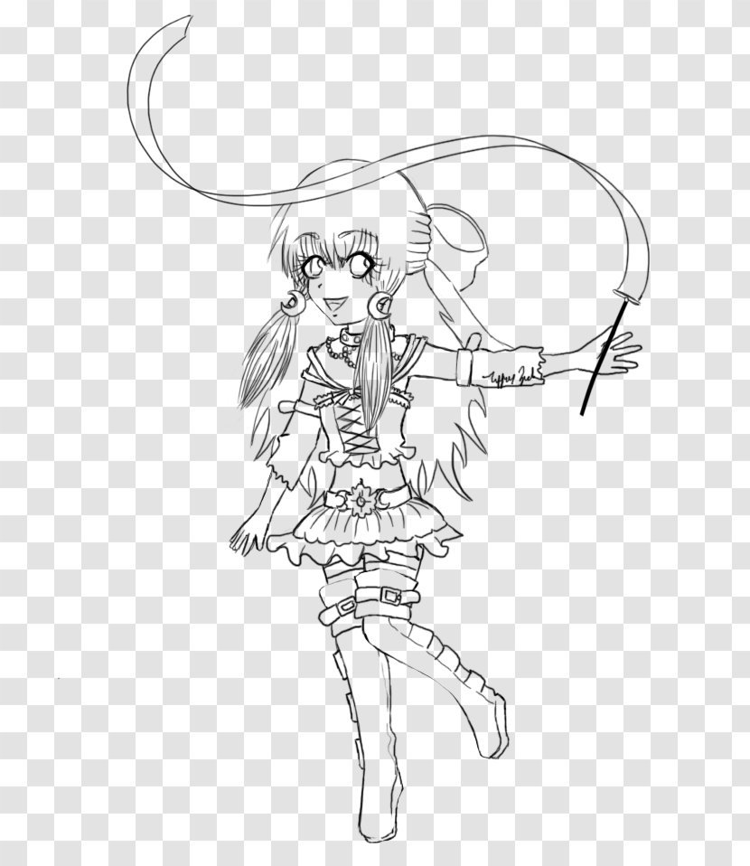 Line Art Inker Cartoon Sketch - Black And White - Kuran Transparent PNG