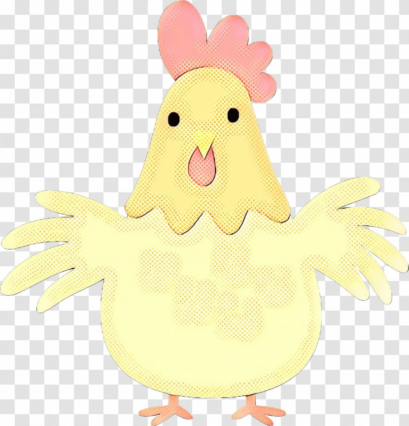 Rooster Stuffed Animals & Cuddly Toys Cartoon Easter Beak - Poultry - Yellow Transparent PNG