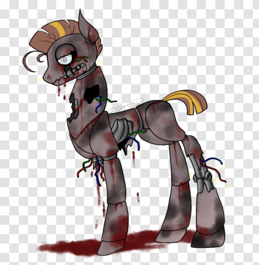 Pony Princess Luna Five Nights At Freddy's Fluttershy Clydesdale Horse - Fictional Character Transparent PNG