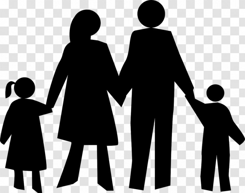 Family Silhouette Clip Art - Human Behavior - Mother And Child Transparent PNG
