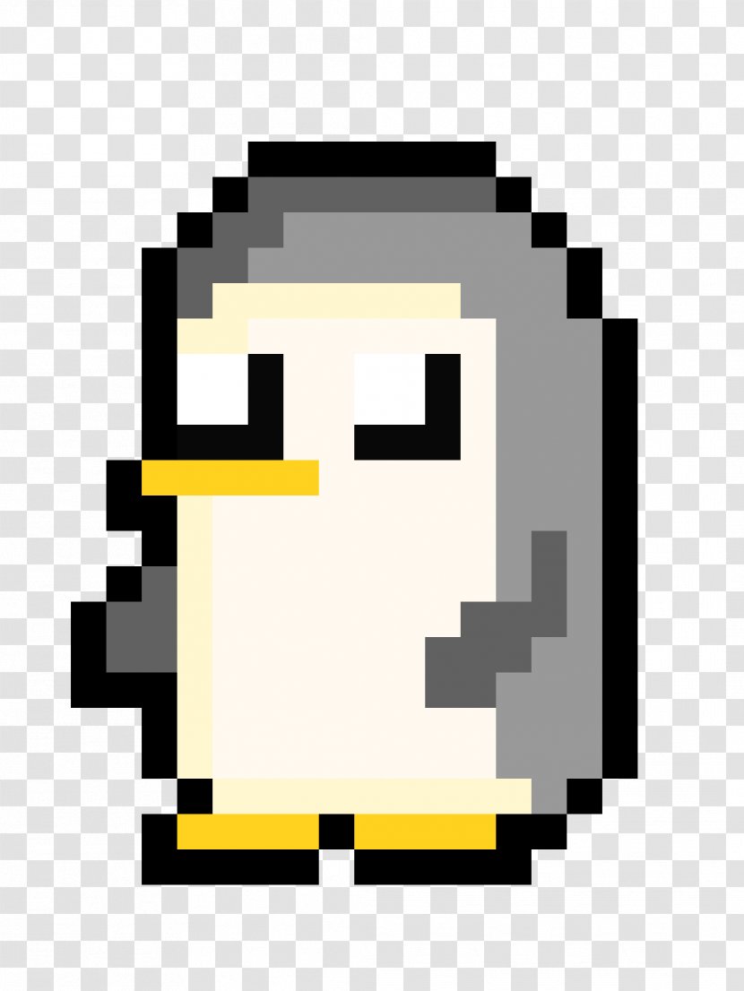 Pixel Penguin Art - Symbol Transparent PNG
