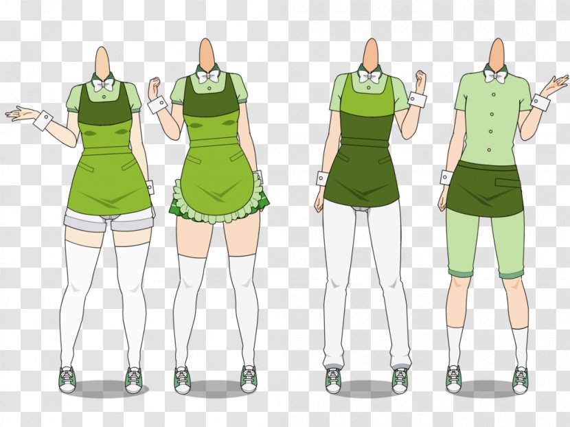 Costume Cartoon Character - Green - Design Transparent PNG