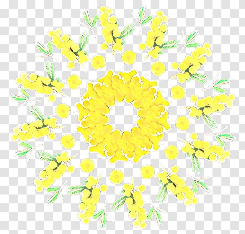 Yellow Green Flower Plant Transparent PNG