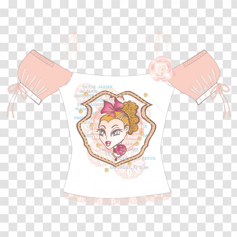 T-shirt Cartoon Animation Illustration - Shoulder - Princess Service Transparent PNG