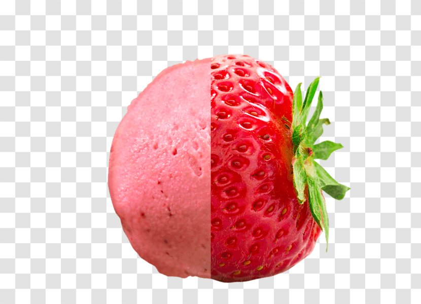 Strawberry Ice Cream Gelato Stracciatella Sorbet - Chocolate Chip Transparent PNG