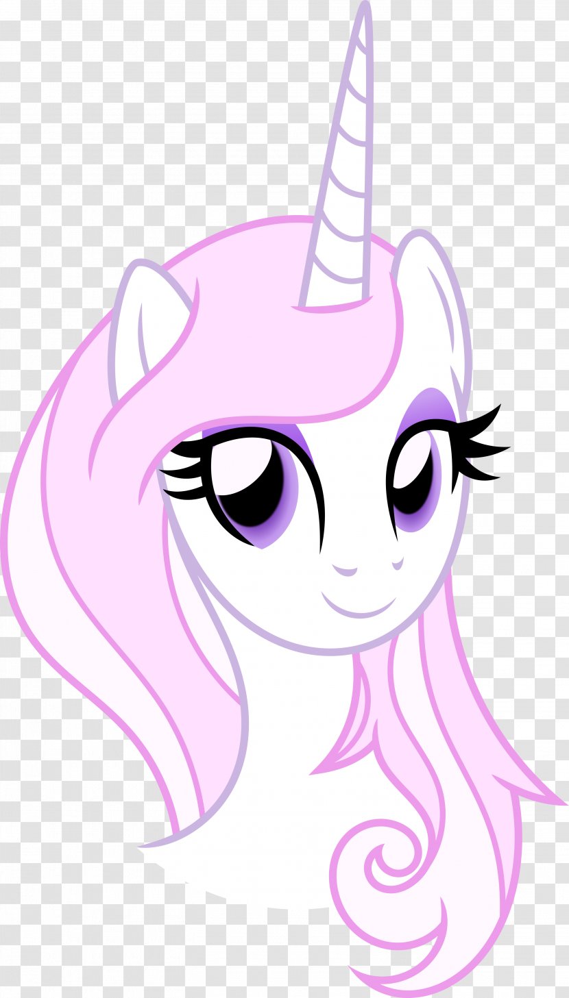 My Little Pony Unicorn Drawing - Cartoon - Face Transparent PNG