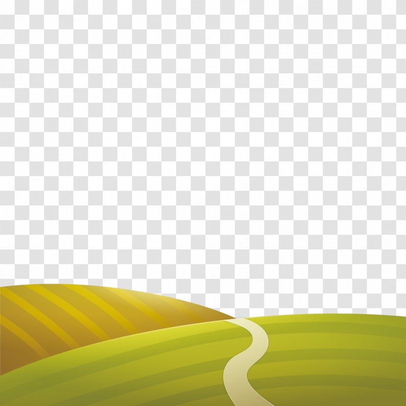Yellow Angle Pattern - Computer - Vector Mountain Road Transparent PNG