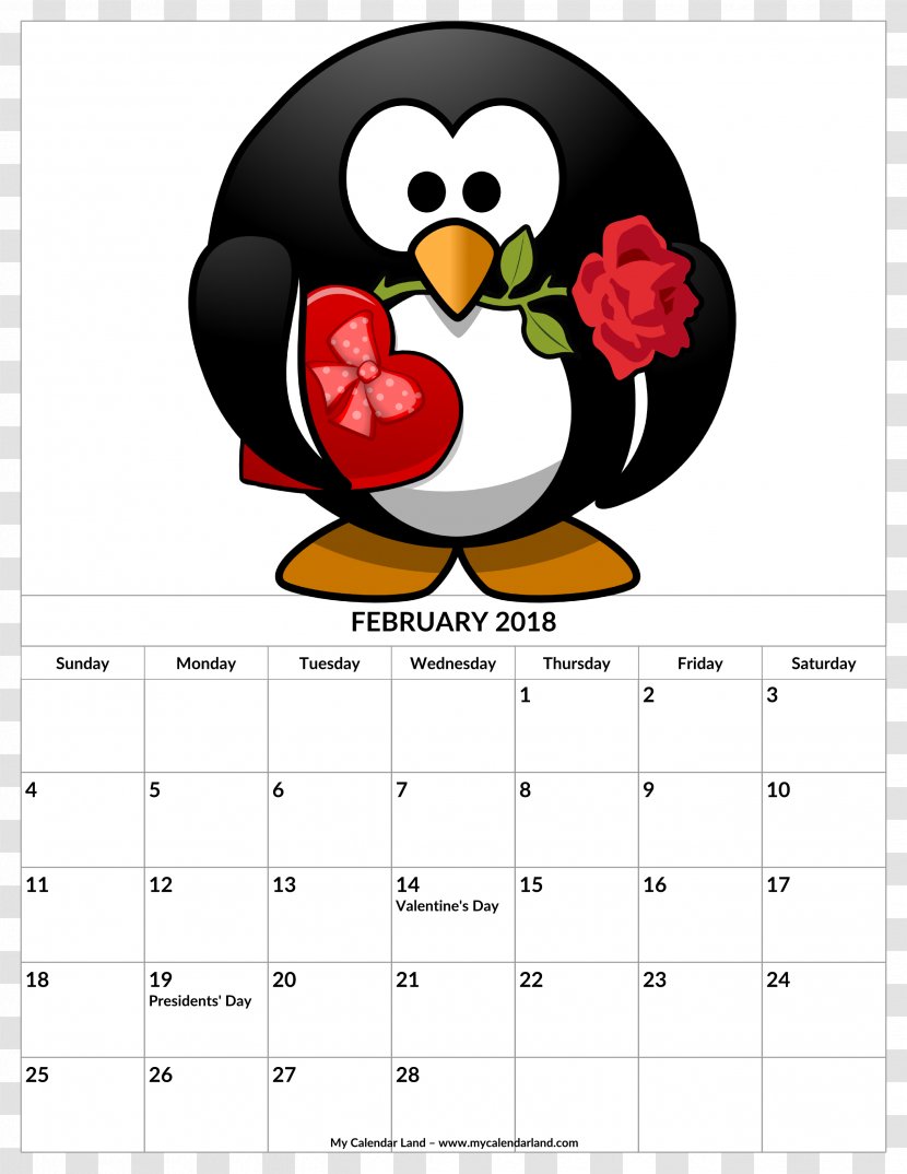 Penguin T-shirt Valentine's Day Gift Greeting & Note Cards - Bird - Rhett Butler Transparent PNG