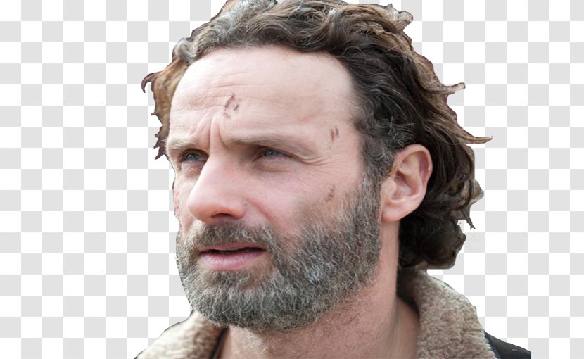 Andrew Lincoln Rick Grimes The Walking Dead Carl Shane Walsh - Facial Hair - Chin Transparent PNG