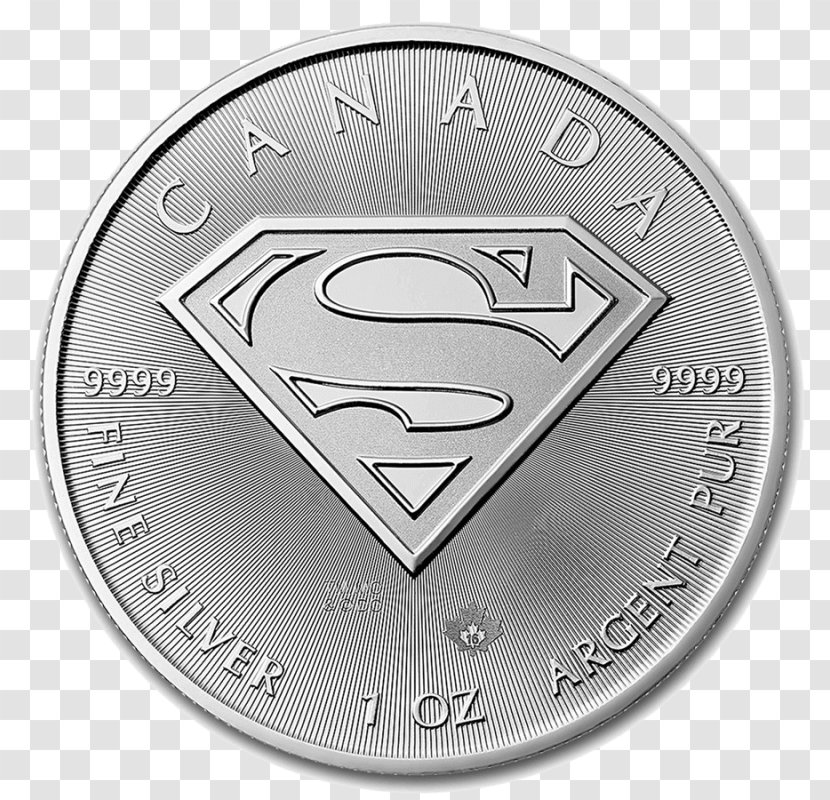 Superman Canada Bullion Silver Coin - Emblem - Logo Transparent PNG