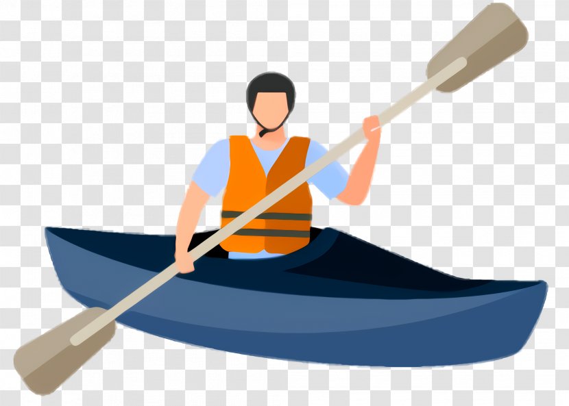 Boat Cartoon - Watercraft Rowing - Single Scull Transparent PNG