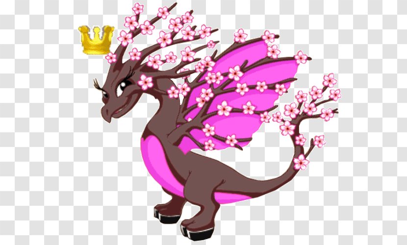 DragonVale Cherry Blossom Flower - Dragonvale Transparent PNG