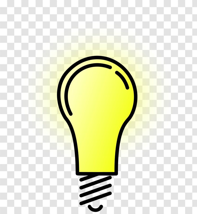 Incandescent Light Bulb Lamp Clip Art - Cartoon Pictures Of Bulbs Transparent PNG