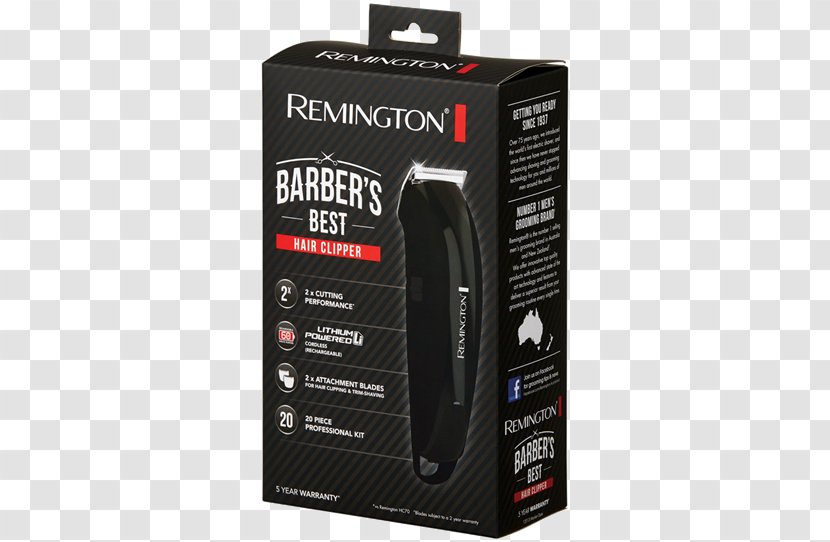 Hair Clipper Remington Products Barber Beard - Electronic Device Transparent PNG