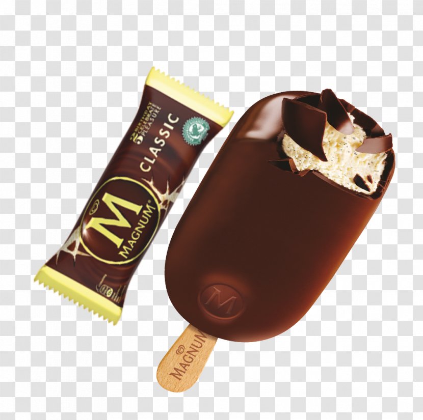 Ice Cream Cones Gelato Magnum White Chocolate Transparent PNG