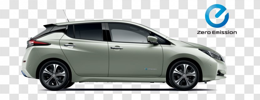 2018 Nissan LEAF Car Electric Vehicle Sport Utility - Automotive Tire Transparent PNG